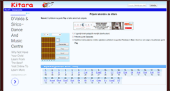 Desktop Screenshot of glasba.kytara.cz